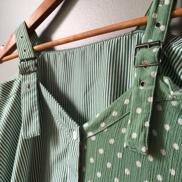 Open Cold Shoulder Asymmetrical Shirt Dress - Picture 5 of 8